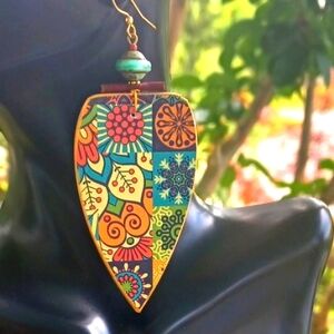 Colorful Mandala Earrings